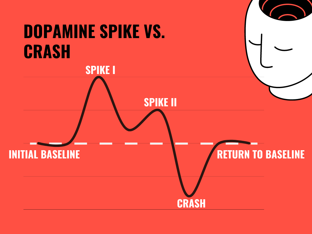 Dopamine crash graph